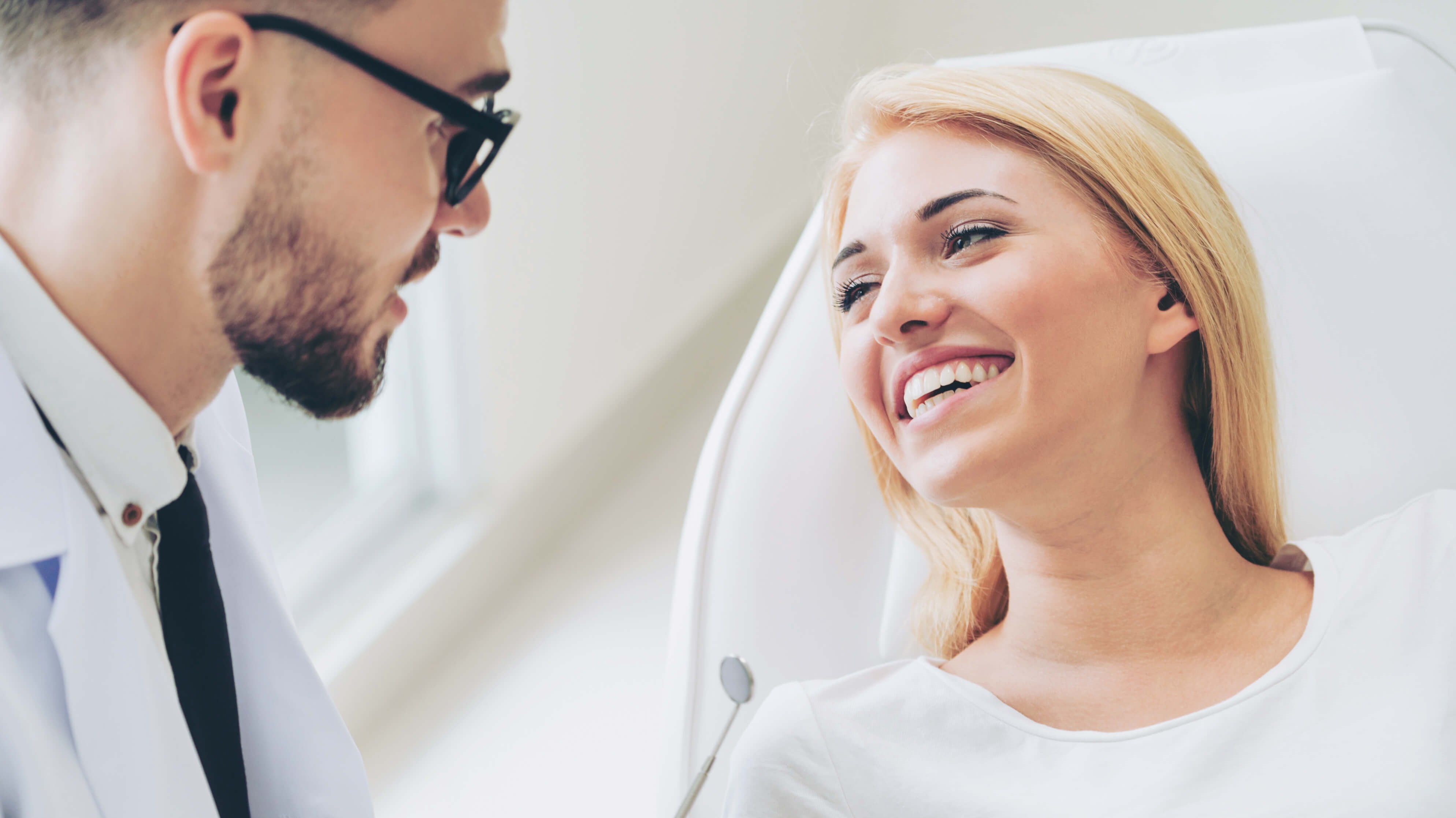 woman at dentist